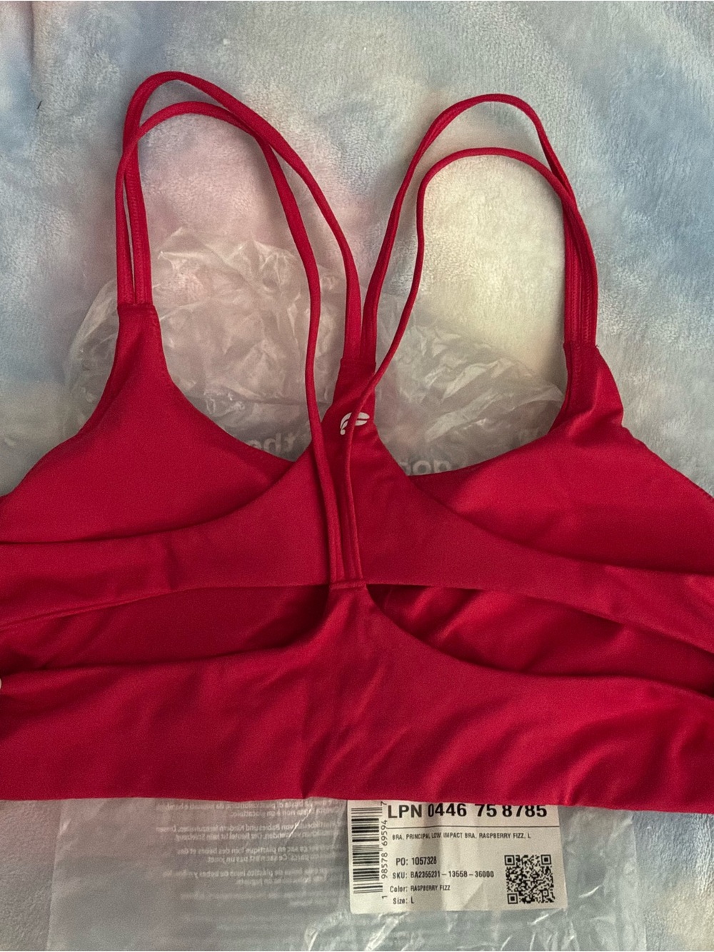 NWT Fabletics Principal Low Impact Bra - Raspberry Pink - Picture 2 of 6